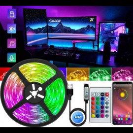 Светодиодная лента RGB 5050 с питанием от USB 