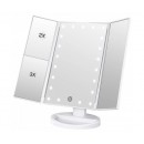 Зеркало тройное для макияжа Superstar Magnifying Mirror с LED-подсветкой