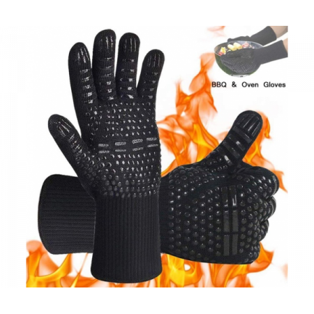 Термостойкие перчатки Heat Resistant BBQ Gloves