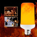 Лампа LED Flame Bulb с эффектом пламени огня