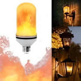 Лампа LED Flame Bulb с эффектом пламени огня