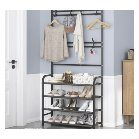 Универсальная вешалка для одежды New simple floor clothes rack (16)