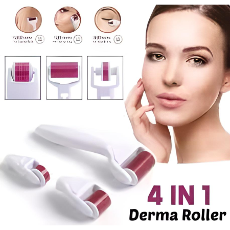 Мезороллер для лица и тела Meso Roller 4 в 1