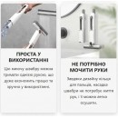 Портативная чудо мини швабра MINI MOP с автоотжимом, легкая в эксплуатации, для уборки дома, авто и т.д.