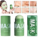 Маска стик для лица от черных точек и акне Green tea mask stick очищающая 