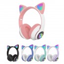 Беспроводные Bluetooth наушники с ушками Cat Ear STN-28  (100)