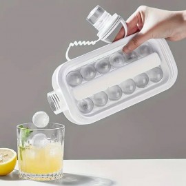 Портативная силиконовая форма для льда бутылка 2 в 1 ICE CUBE TRAY