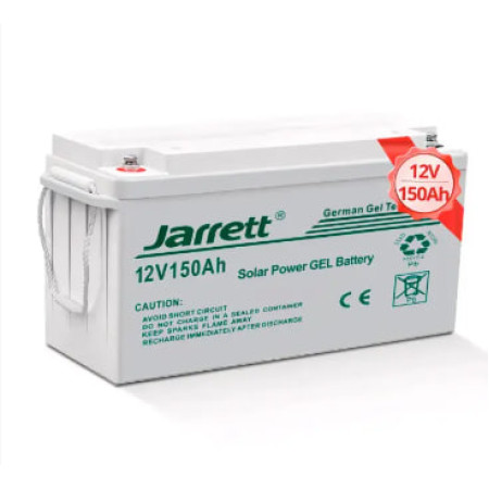 Гелевый аккумулятор Jarrett 12V 150 Ah BATTERY GEL для котла и солнечных панелей 