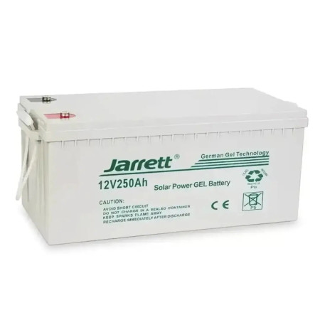 Аккумулятор гелевый Jarrett GEL 12V 250Ah 2024 года для котла и солнечных панелей