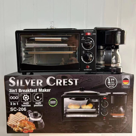 Электрическая печь для завтрака 3в1 Silver Crest SC-206  2800w(4)