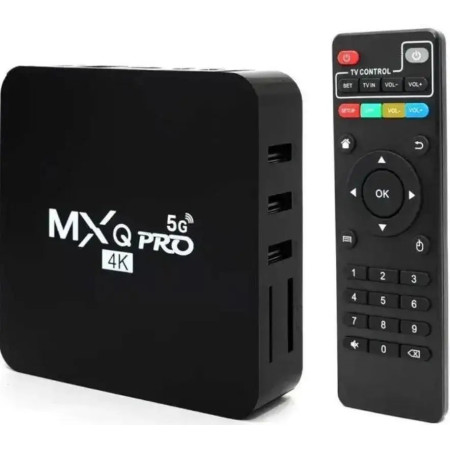 Смарт ТВ Приставка для телевизора TV BOX SMART с пультом TV Box Android MXQ 4k Pro 5G  4GB+64GB(40)