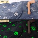 Светящиеся плед magic glow in the dark blanket