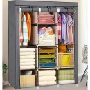 Тканевый складной шкаф-органайзер для одежды и обуви 175х130х45 см Storage Wardrobe 88130