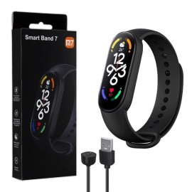 Розумний фітнес браслет, смарт годинник smart band m7 чорний 