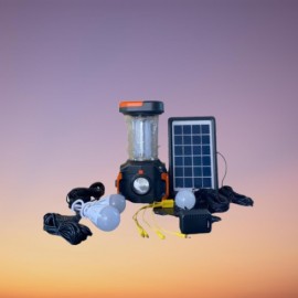 Портативная cолнечная автономная система Solar Light AT-9016B панель походны фонарь радио повербанк(12)