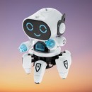 Интерактивная игрушка танцующий светящийся робот Robot Bot Pioneer