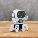 Интерактивная игрушка танцующий светящийся робот Robot Bot Pioneer