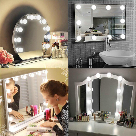  Подсветка для гримерного зеркала для макияжа Mirror lights-meet different 10 LED лампочек(48)