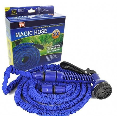 Шланг для полива садовый с распылителем Magic Hose 60 м