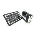 Портативная cолнечная автономная система Solar Light DT-9006 панель походны фонарь радио повербанк(16)